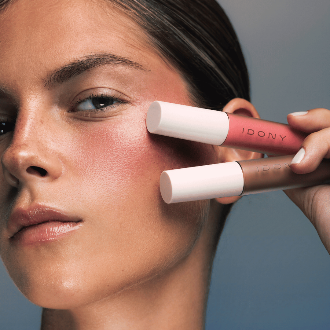 Dream Paint Blush Ibiza colorete líquido rosa coral y Dream Paint Bronzer bronceador líquido
